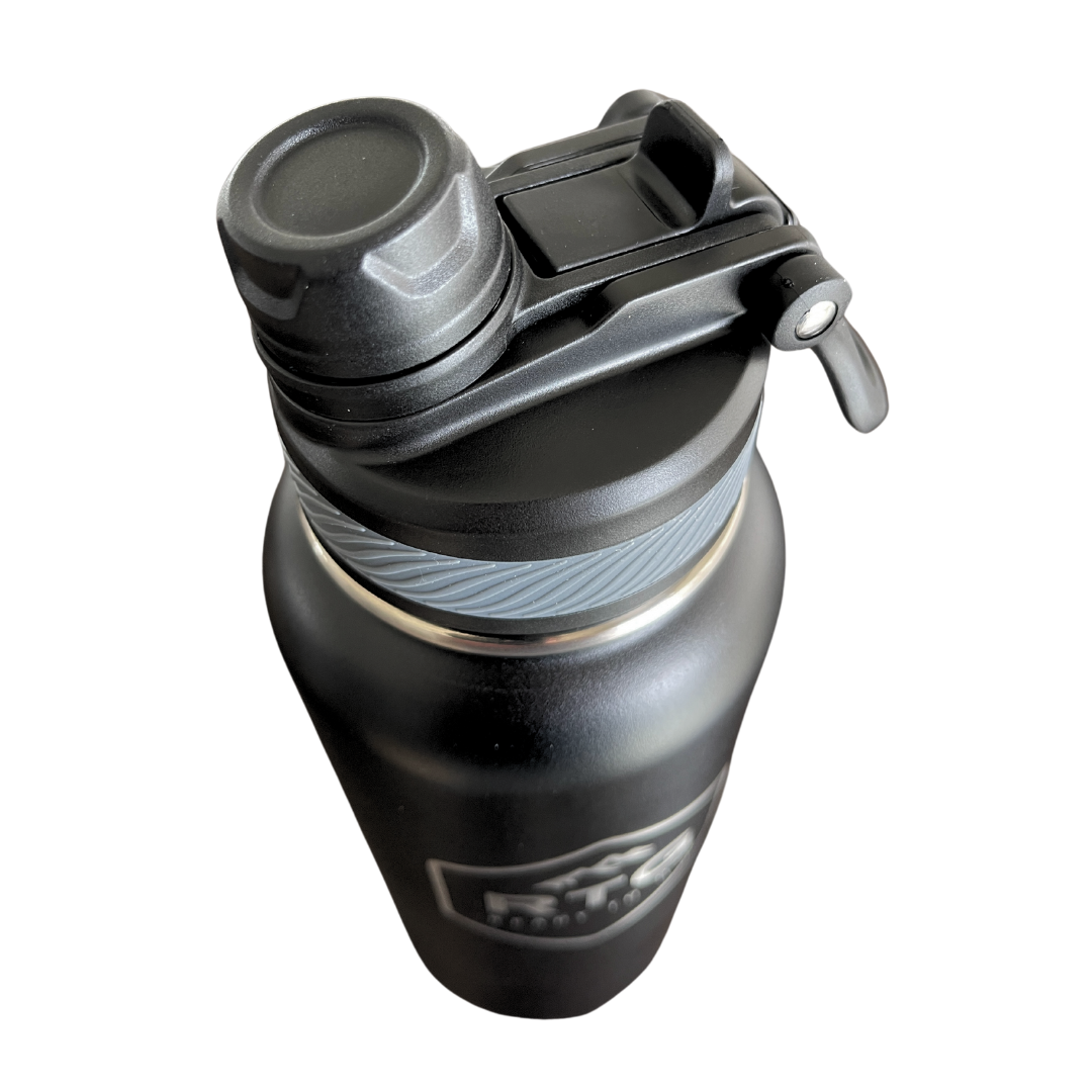 RTG 32oz Stainless Bottle Lid Closeup Pic
