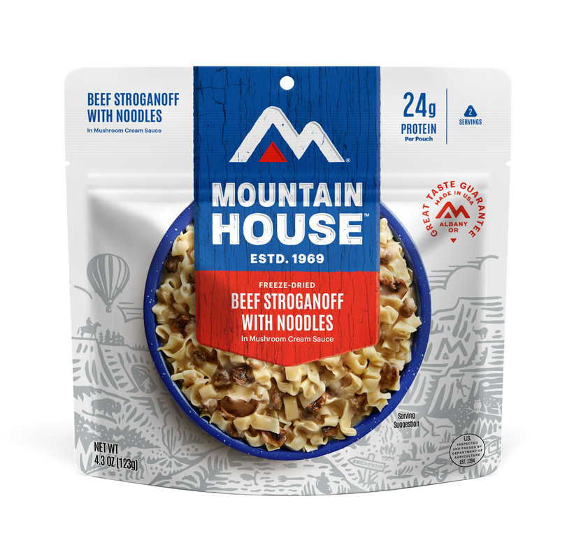 Mountain House - Beef Stroganoff with Noodles (2 Servings) - RTG Supply Co