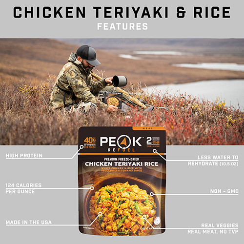 PEAK REFUEL - CHICKEN TERIYAKI RICE - RTG Supply Co