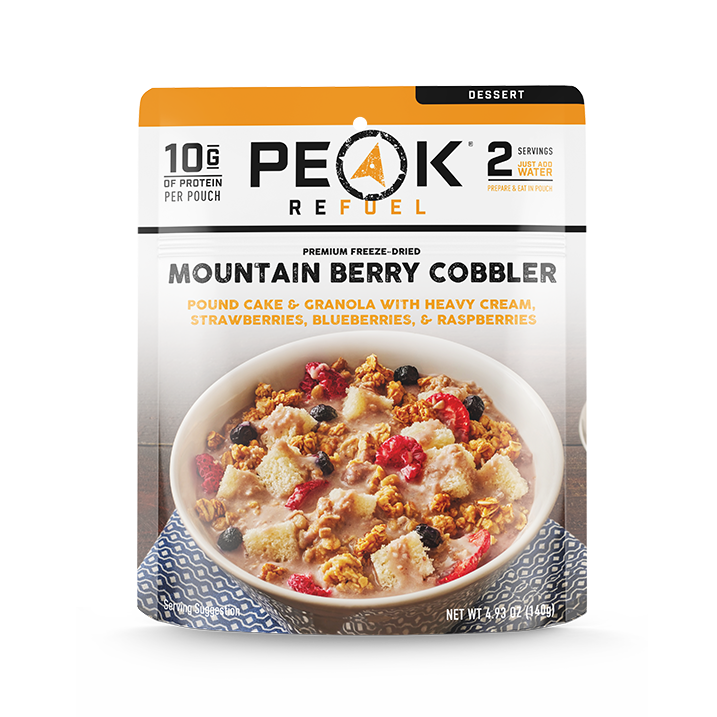 PEAK REFUEL - MOUNTAIN BERRY COBBLER - RTG Supply Co