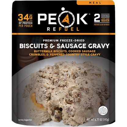 PEAK REFUEL - BISCUITS &  SAUSAGE GRAVY - RTG Supply Co